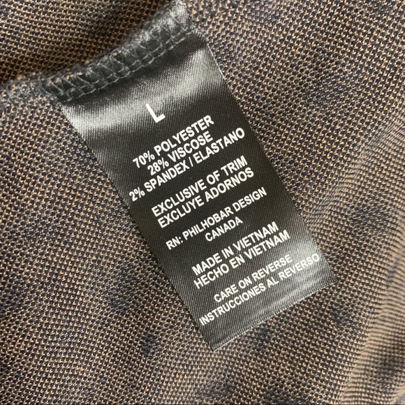 Nicole Miller Gray Leopard Print Long Sleeve Dress Size Large - Picture 12 of 13